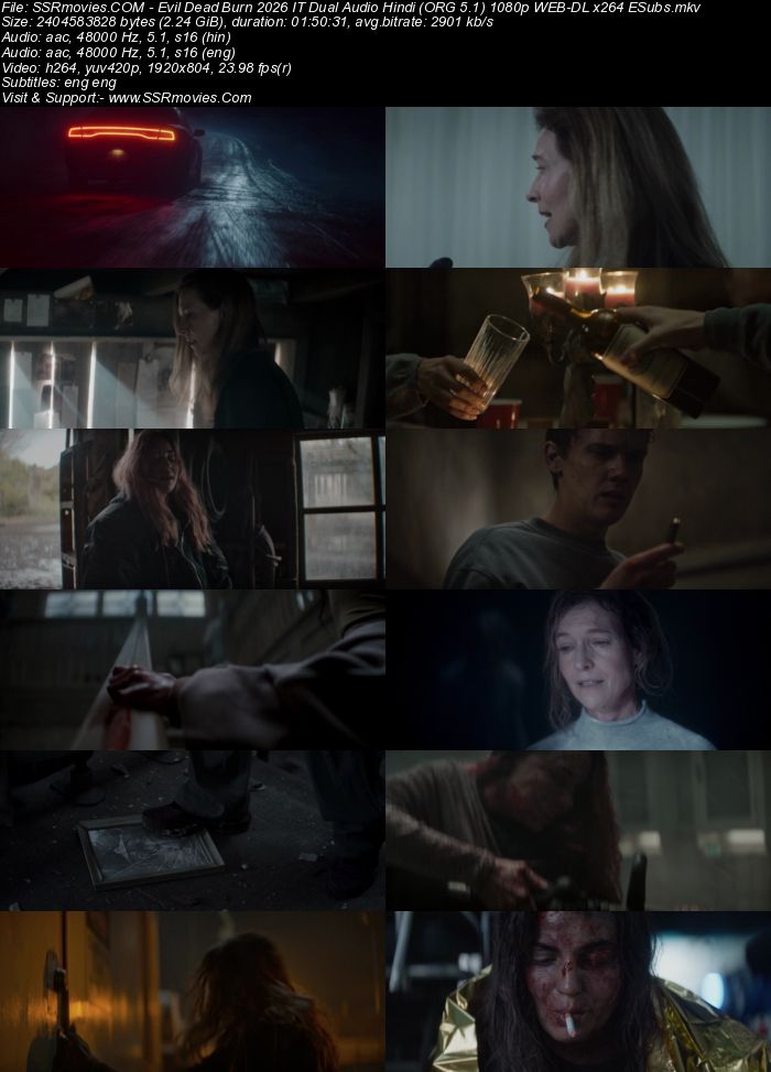 Evil Dead Burn 2026 iTune Dual Audio Hindi (ORG 5.1) 4K 1080p 720p 480p WEB-DL x264 ESubs