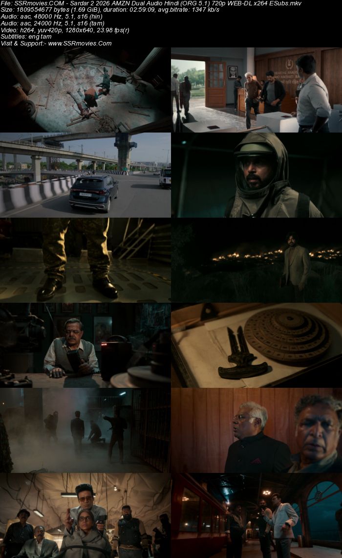 Sardar 2 2026 AMZN Dual Audio Hindi (ORG 5.1) 4K 1080p 720p 480p WEB-DL x264 ESubs